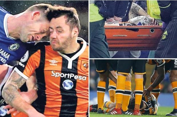 Gelandang Hull Ryan Mason Retak Tengkorak Akibat Benturan dengan Gary Cahill
